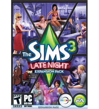 The Sims 3 - Late Night Expansion Pack Origin / EA app Key GLOBAL